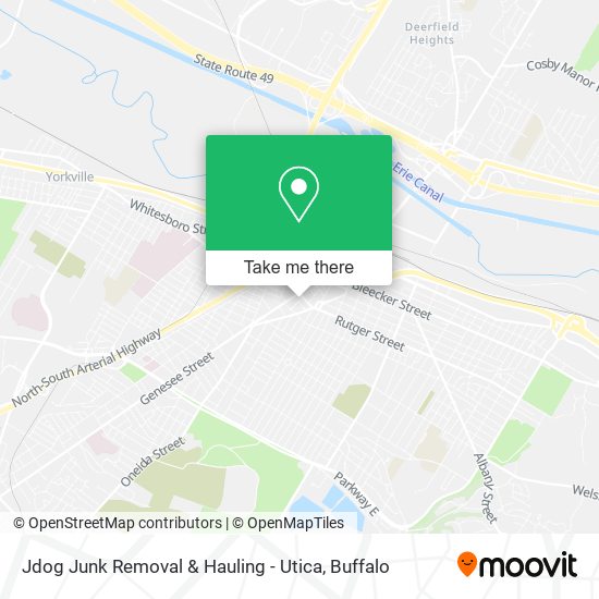 Jdog Junk Removal & Hauling - Utica map