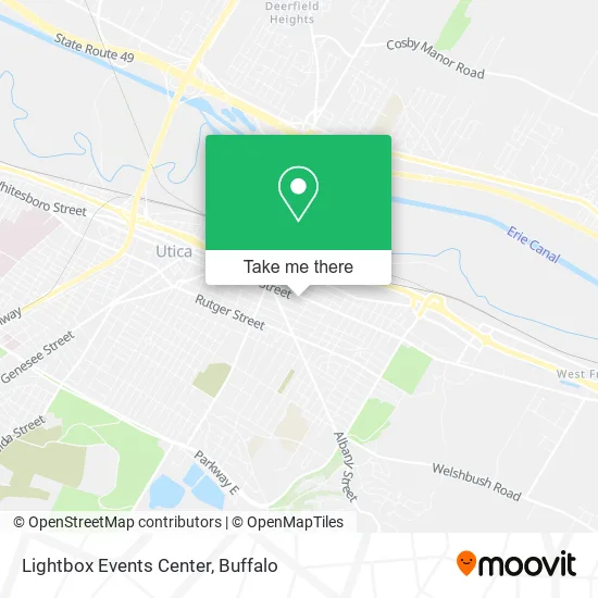 Lightbox Events Center map