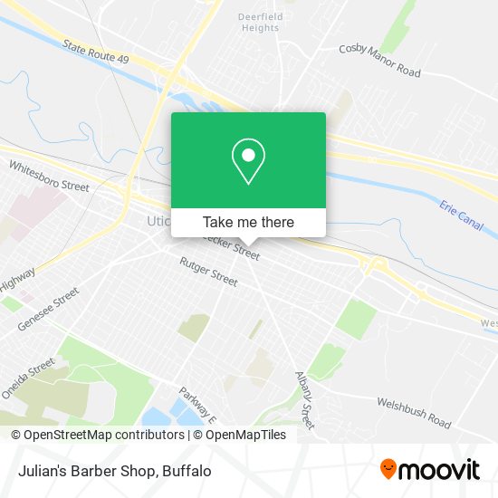 Julian's Barber Shop map
