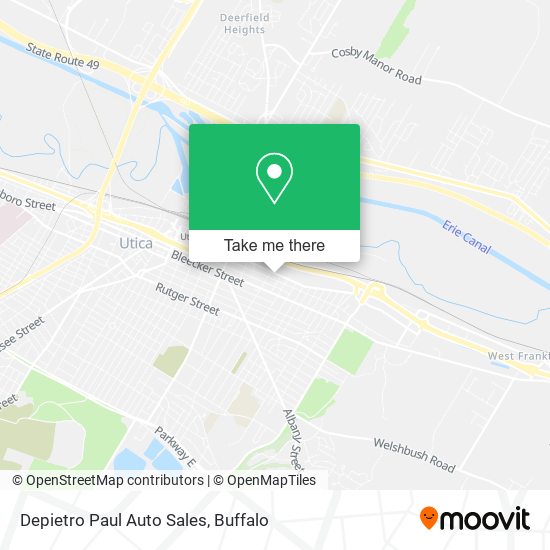 Depietro Paul Auto Sales map