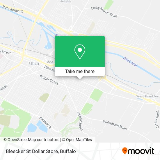 Bleecker St Dollar Store map