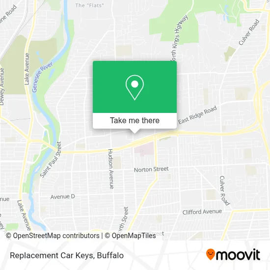 Replacement Car Keys map