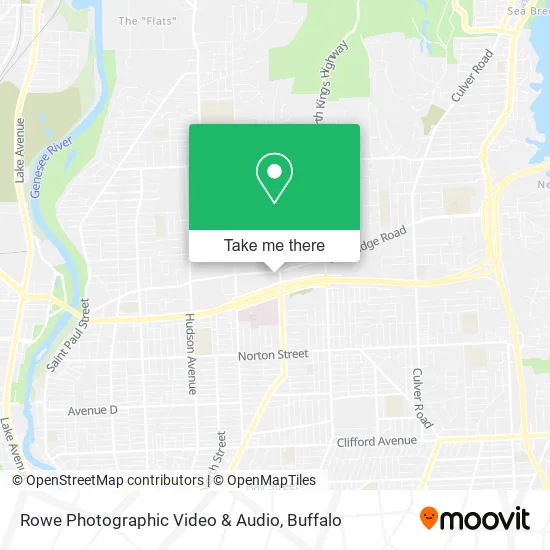 Rowe Photographic Video & Audio map
