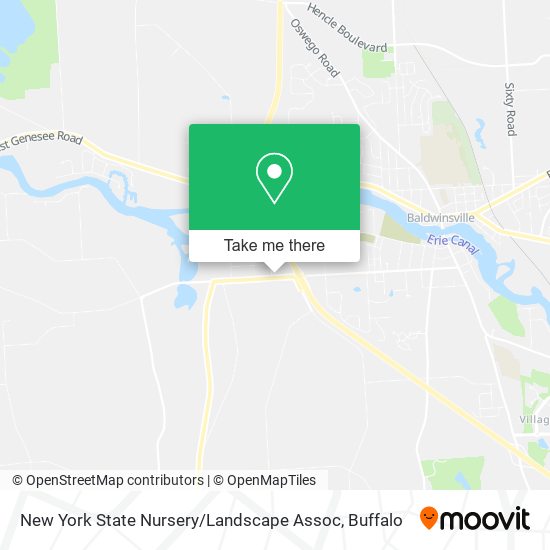 Mapa de New York State Nursery / Landscape Assoc