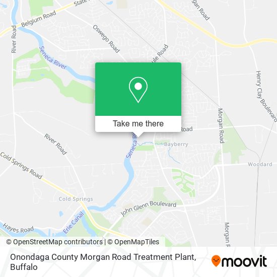 Onondaga County Morgan Road Treatment Plant map