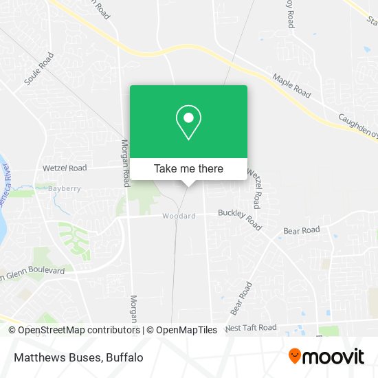 Mapa de Matthews Buses