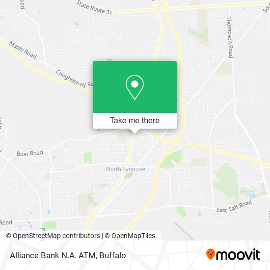 Mapa de Alliance Bank N.A. ATM