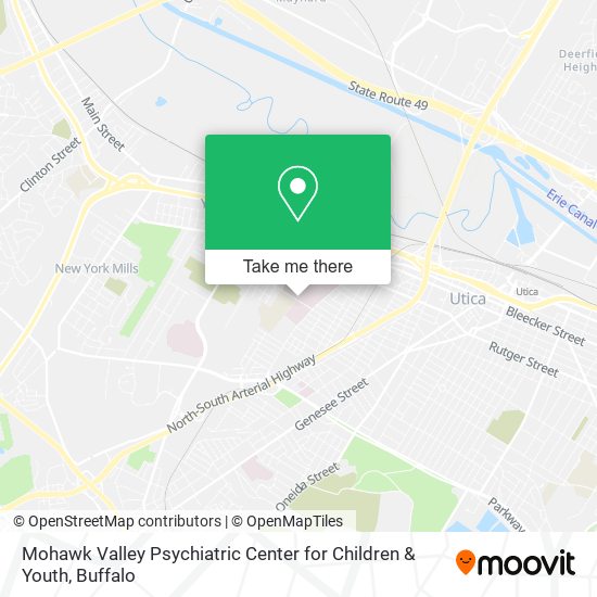 Mohawk Valley Psychiatric Center for Children & Youth map