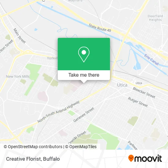 Creative Florist map