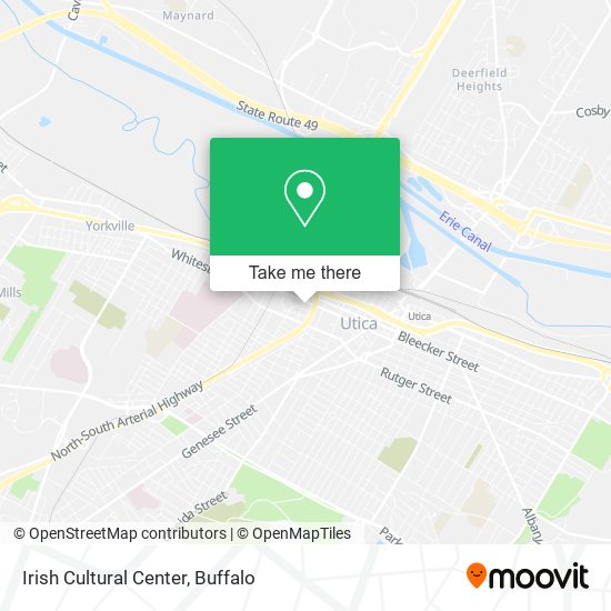 Irish Cultural Center map
