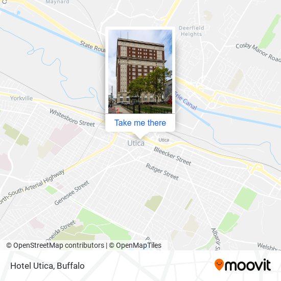 Mapa de Hotel Utica