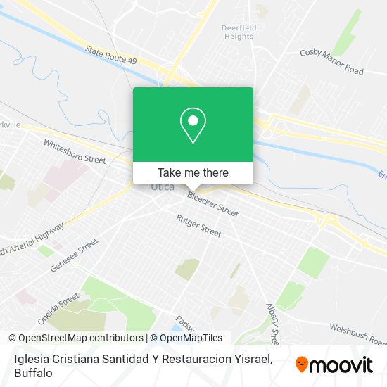 Mapa de Iglesia Cristiana Santidad Y Restauracion Yisrael