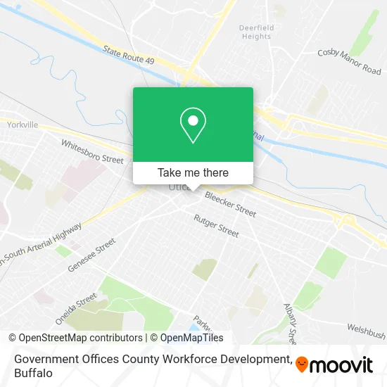 Government Offices County Workforce Development map