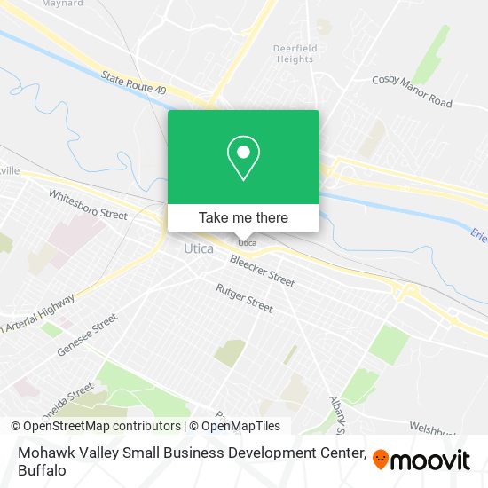 Mohawk Valley Small Business Development Center map