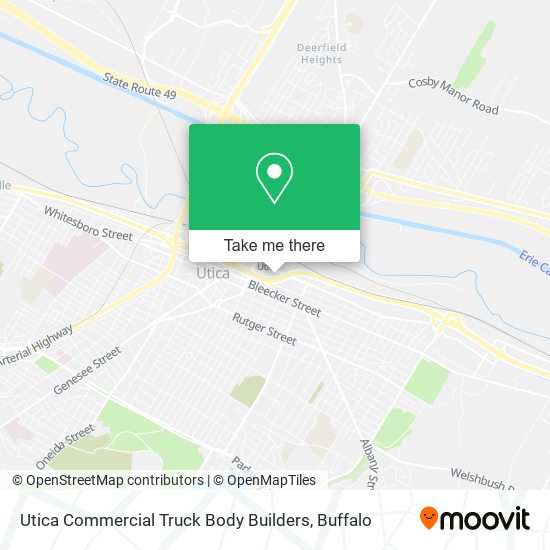 Utica Commercial Truck Body Builders map