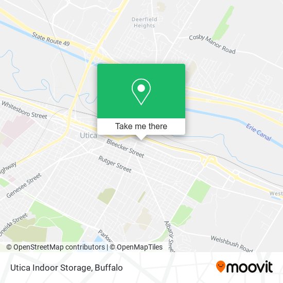 Mapa de Utica Indoor Storage