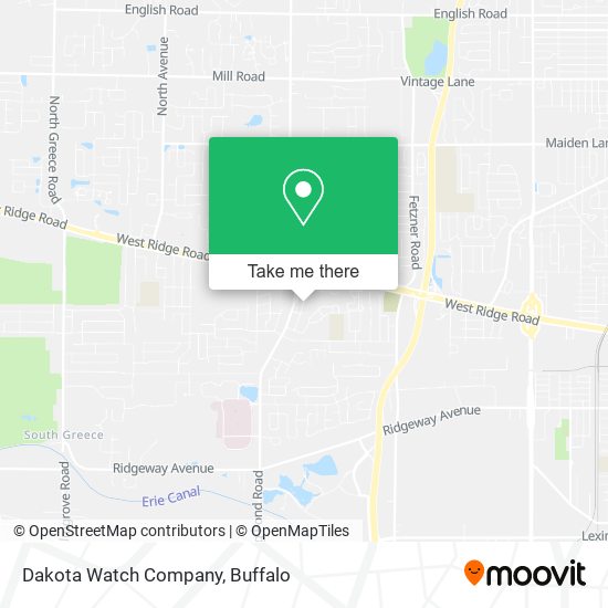 Dakota Watch Company map