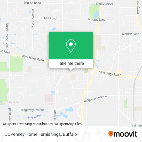 JCPenney Home Furnishings map