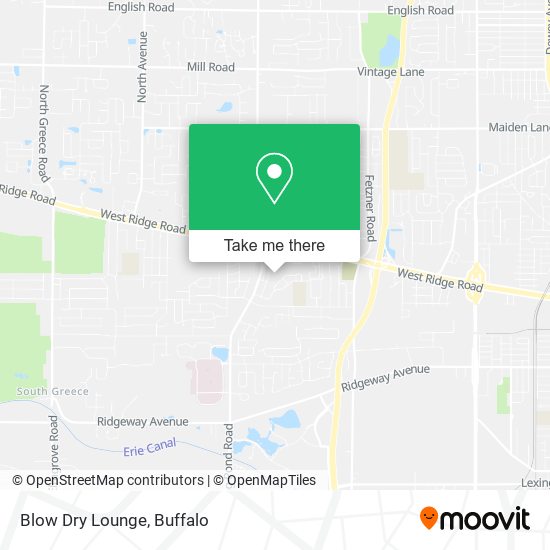 Mapa de Blow Dry Lounge