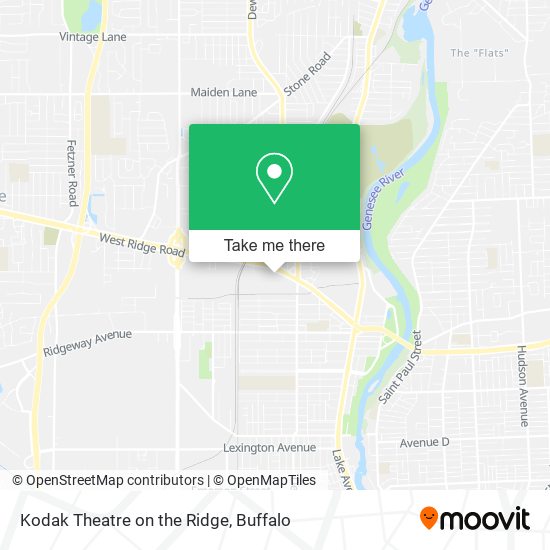 Kodak Theatre on the Ridge map