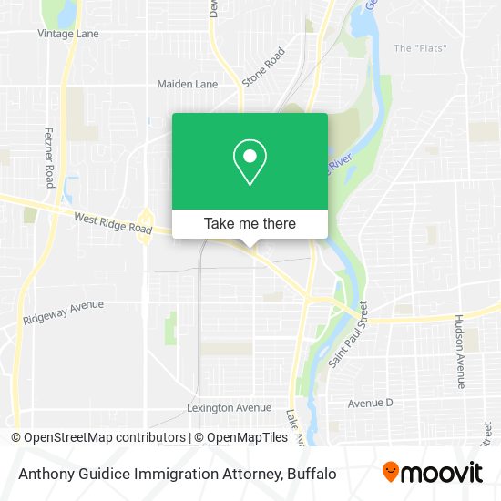 Anthony Guidice Immigration Attorney map