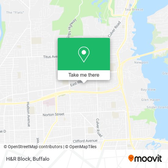 H&R Block map