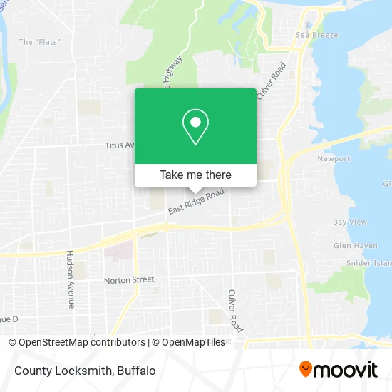 County Locksmith map