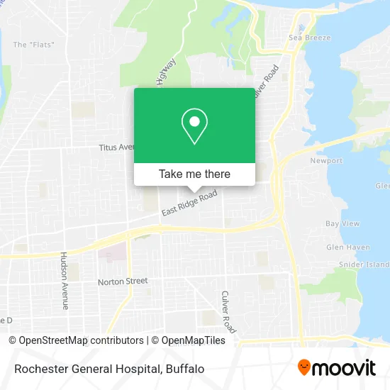 Rochester General Hospital map
