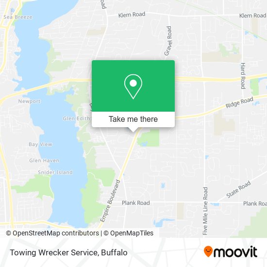 Towing Wrecker Service map