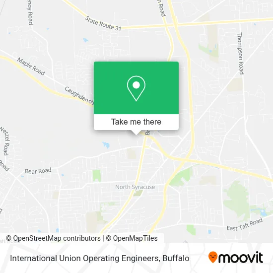 International Union Operating Engineers map