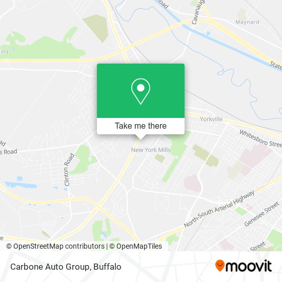 Carbone Auto Group map