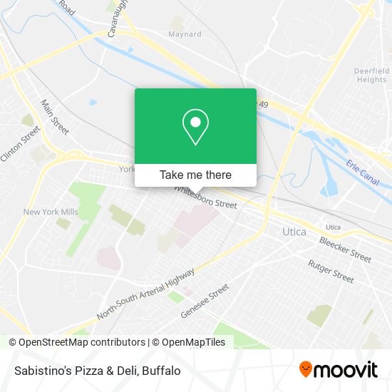 Sabistino's Pizza & Deli map