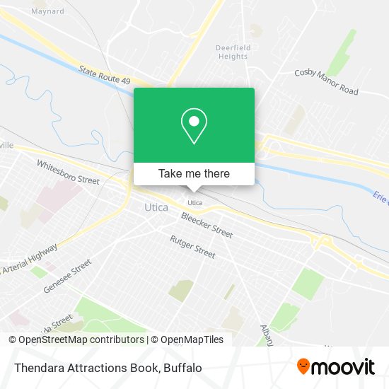 Thendara Attractions Book map