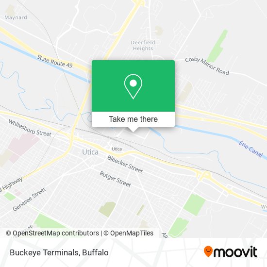 Mapa de Buckeye Terminals