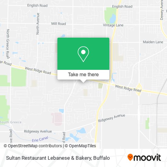 Sultan Restaurant Lebanese & Bakery map