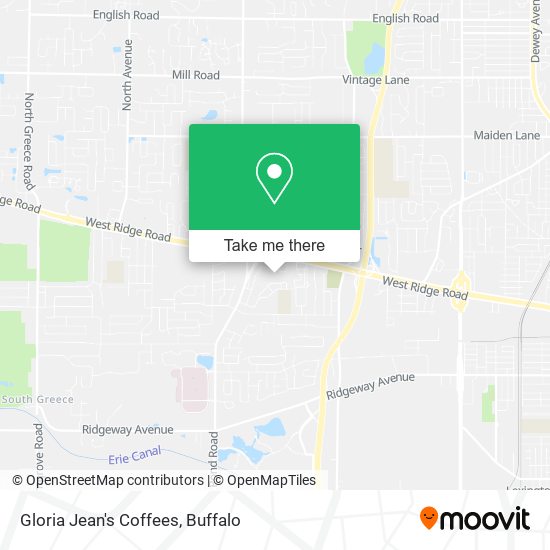 Gloria Jean's Coffees map
