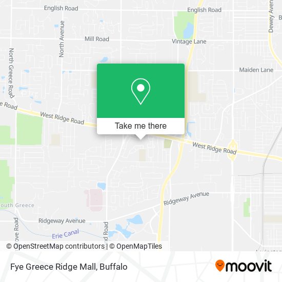 Fye Greece Ridge Mall map