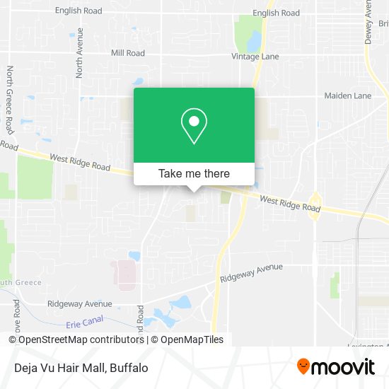 Mapa de Deja Vu Hair Mall