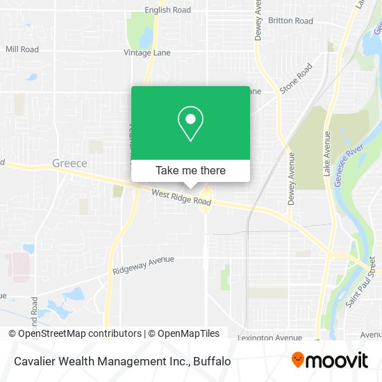 Cavalier Wealth Management Inc. map