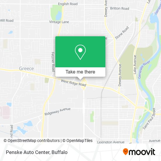 Penske Auto Center map
