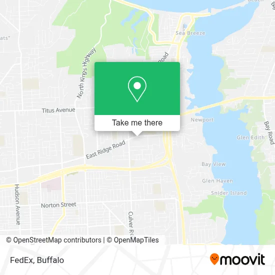 FedEx map