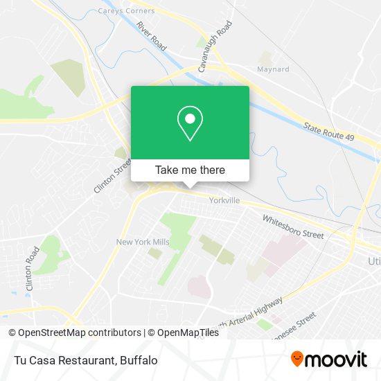 Tu Casa Restaurant map