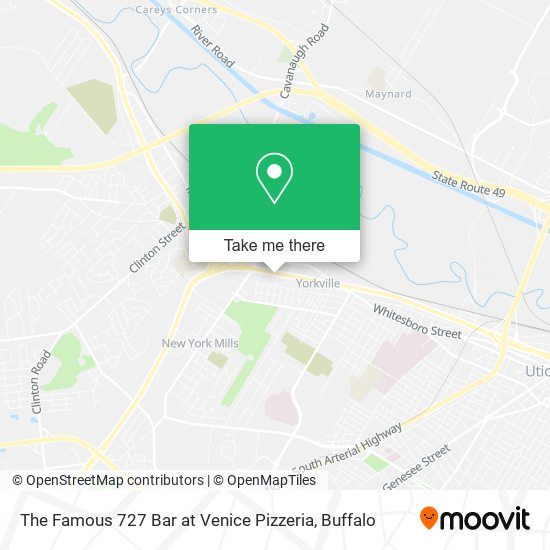 The Famous 727 Bar at Venice Pizzeria map