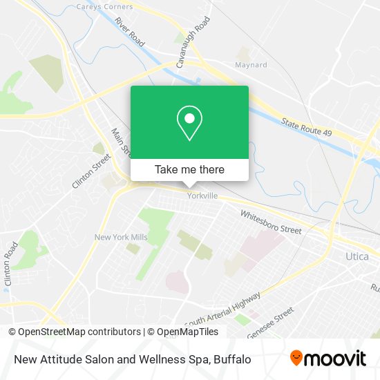 New Attitude Salon and Wellness Spa map