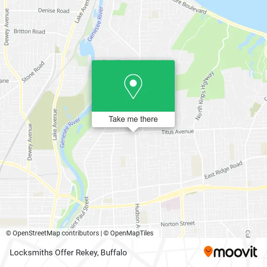 Locksmiths Offer Rekey map