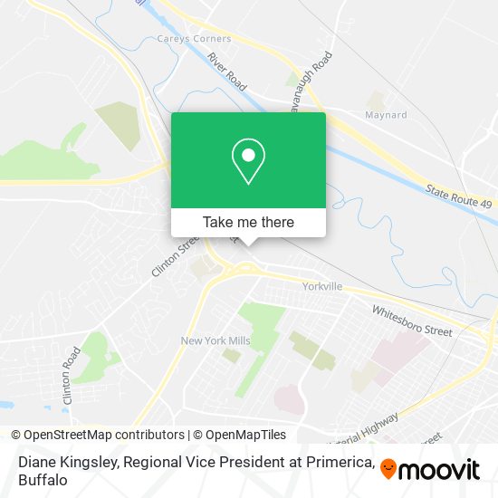 Mapa de Diane Kingsley, Regional Vice President at Primerica