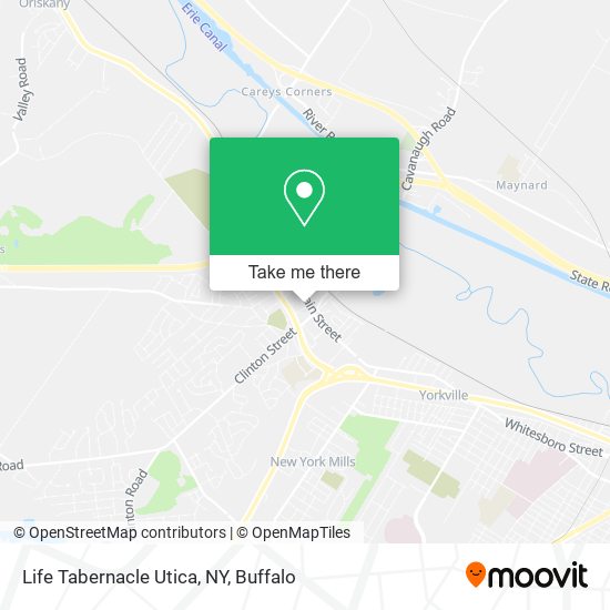 Life Tabernacle Utica, NY map