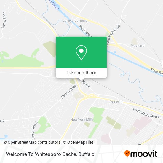 Mapa de Welcome To Whitesboro Cache