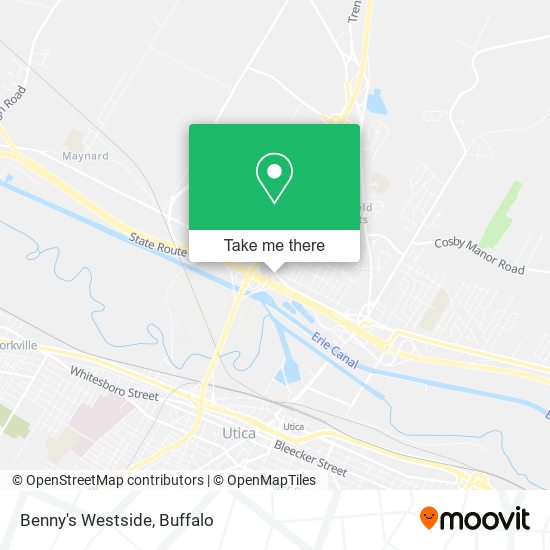 Mapa de Benny's Westside