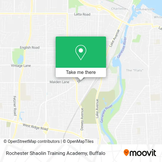 Rochester Shaolin Training Academy map